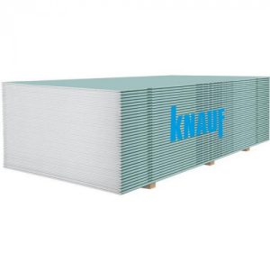Гіпсокартон KNAUF 12,5х1200х3000 мм вологостійкий  (52шт/пал)