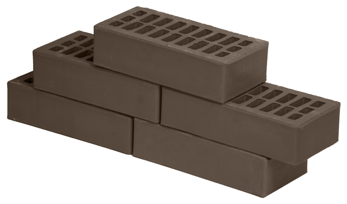 Цегла лицьова керамічна Шоколад Прокерам Івано-Франк, 1 уп. - 480 шт