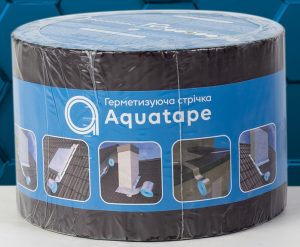 Герметизуюча бітумна стрічка AQUATAPE 100 мм х 3 м коричневий