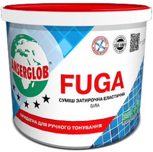 Затирка для швів ANSERGLOB Fuga біла 3 кг