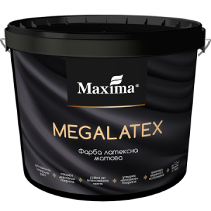 Фарба латексна Megalatex біла матова TM Maxima 7 кг