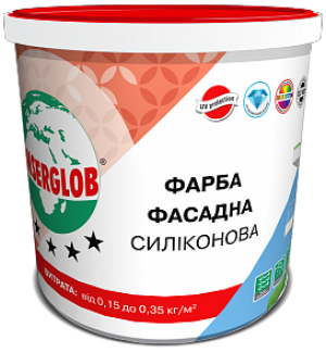Фарба фасадна  силіконова  ANSERGLOB 7 кг
