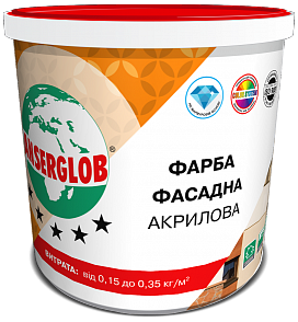 Фарба фасадна акрилова ANSERGLOB 14 кг