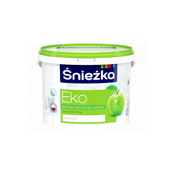 Фарба акрилова Sniezka Еко 5л (7кг)