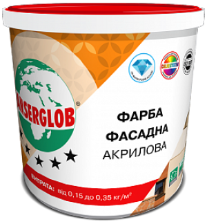 Фарба фасадна  акрилова ANSERGLOB 7 кг