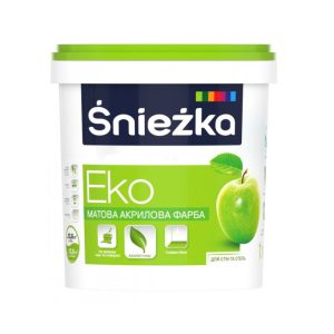 Фарба акрилова Sniezka Еко 1л (1,4кг)