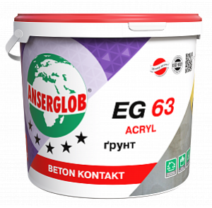 Грунт ANSERGLOB EG-63 10л бетон-контакт