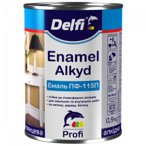 Емаль пф-115 Delfi 0,9 кг хакі , шт